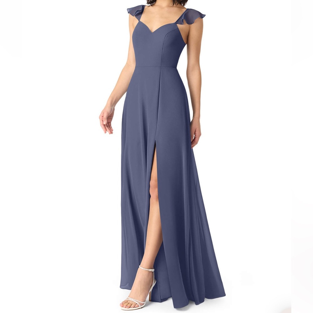 Azazie Everett Stormy Bridesmaid dress